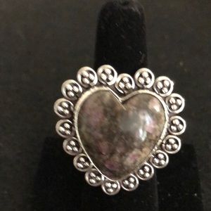 Handcrafted pink tourmaline ring size 7 NWOT